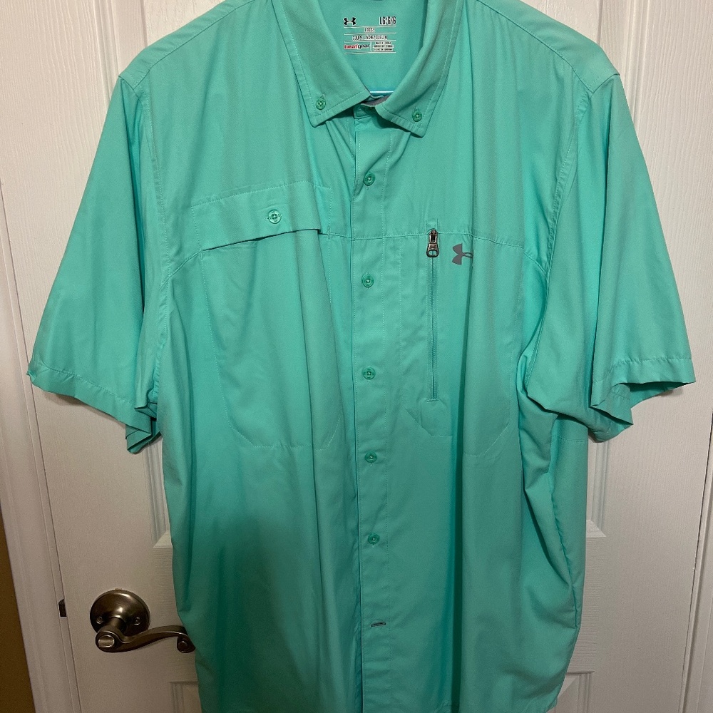 Mens Short Sleeve Button up